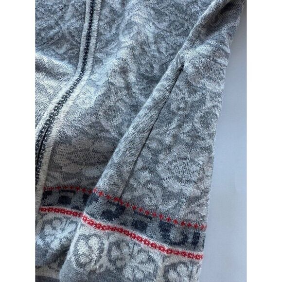 Icelandic Designs Women's Small Chloe Zip Up Sweater Wool Blend Nordic - Picture 5 of 10